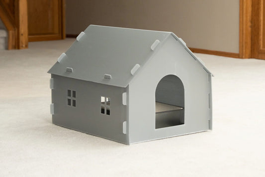 Introducing the Purrta Cat Litter Box Enclosure & Play House